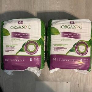 Organic Cotton Protective Underwear for Bladder Leaks - Small